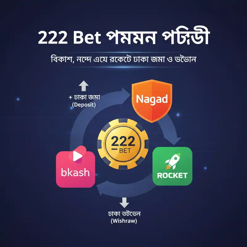 222 bet পেমেন্ট পদ্ধতি বিকাশ নগদ রকেট